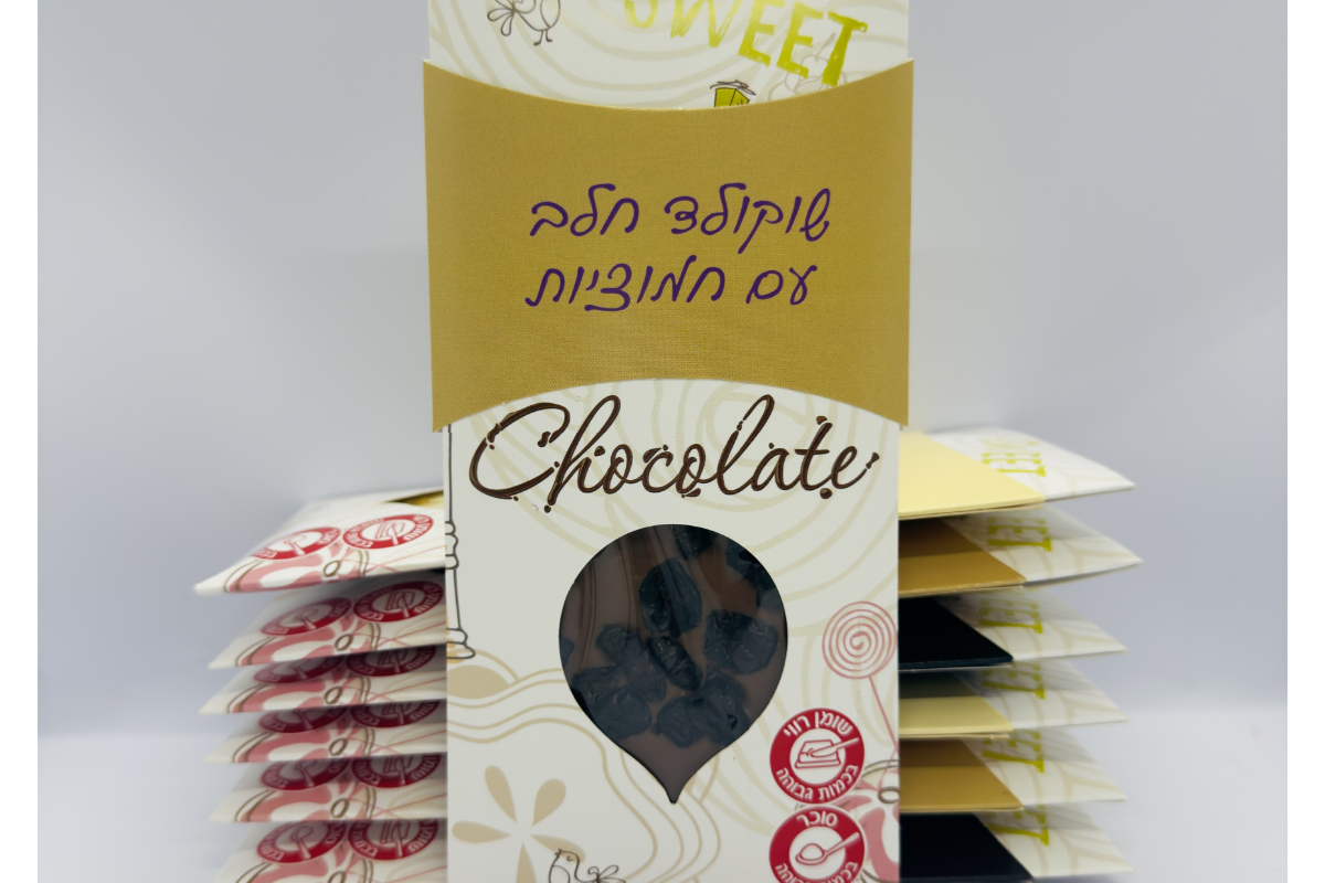 טבלת שוקולד - חלב עם חמוציות photo number 1